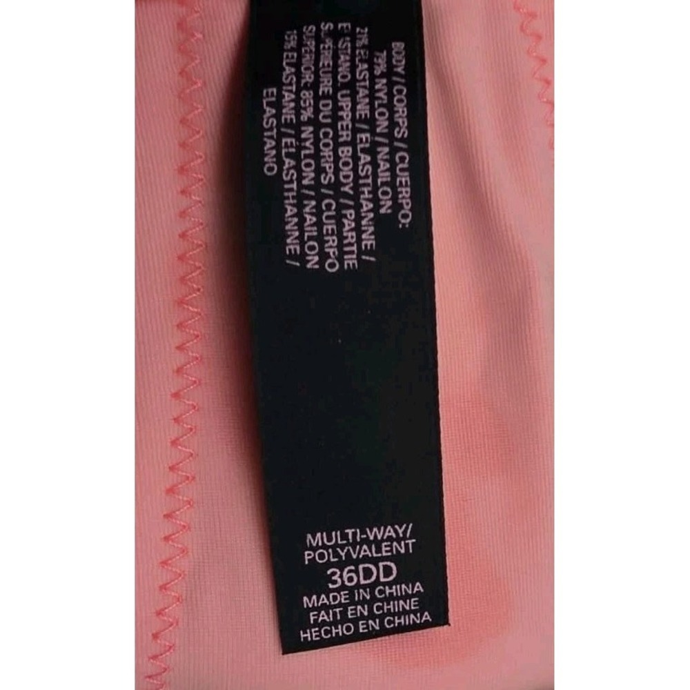 Coral PkVictoria's Secret Body By Victoria Multiway Vs Center Charm Plunge  36DD - Picture 5 of 6